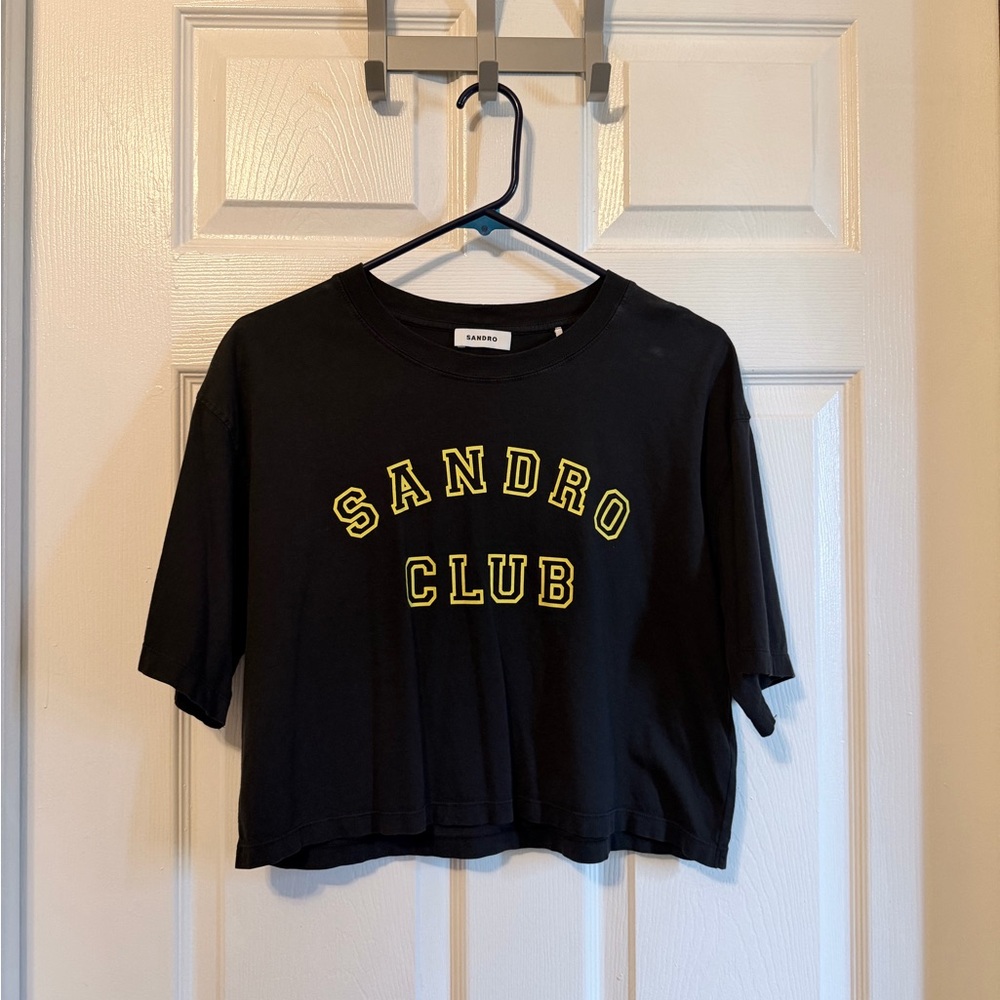 Sandro Women’s Black T-Shirt